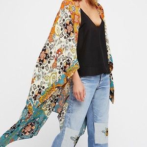 FP little wing mix print kimono